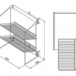 Выдвижная полка для обуви, двухуровневая ASL2ALGSVG (ASL2ALGS)